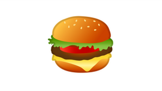 Google burger emoji