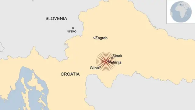 குரேஷிய நிலநடுக்கம்.