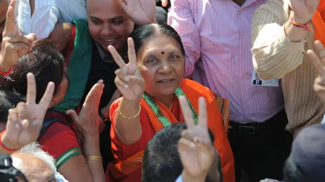 గుజరాత్ మాజీ ముఖ్యమంత్రి ఆనందీబెన్‌పటేల్