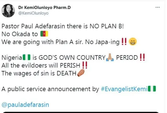 Pastor Paul Adefarasin