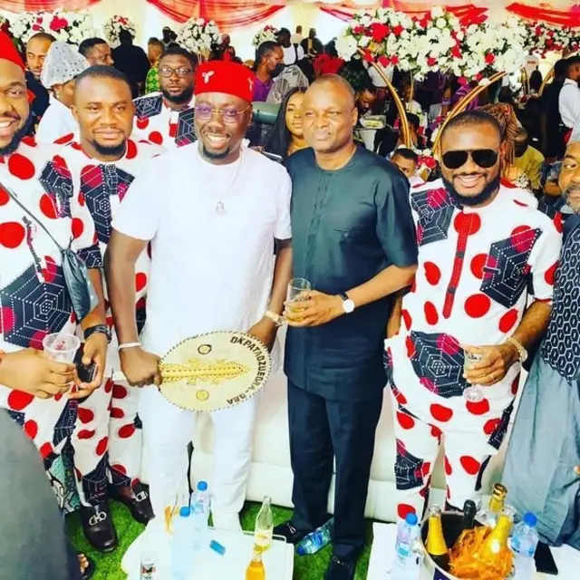 Obi Cubana Oba Anambra: Cubana Chief Priest oga mama burial fotos from Oba, Anambra State