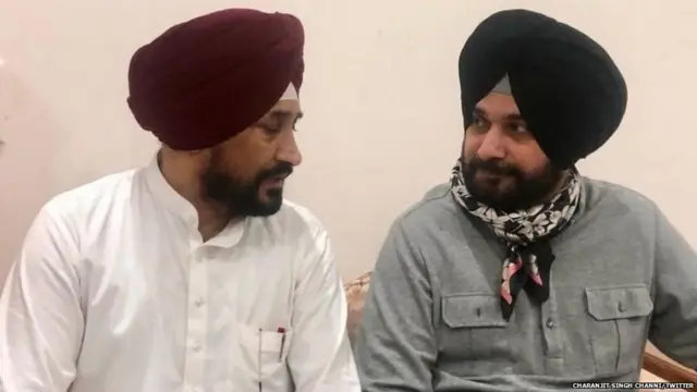 ਚਰਨਜੀਤ ਸਿੰਘ ਚੰਨੀ ਅਤੇ ਨਵਜੋਤ ਸਿੰਘ ਸਿੱਧੂ