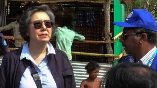 বাংলাদেশে পালিয়ে আসা রোহিঙ্গাদের অবস্থা দেখার জন্য জাতিসংঘ কর্মকর্তা ইয়াংহি লি কক্সবাজার সফর করেন