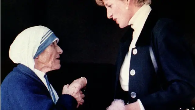 ਡਾਇਨਾ ਅਤੇ ਮਦਰ ਟੈਰੇਸਾ ਰੋਮ ਵਿਚ ਮਿਲਣੀ ਸਮੇਂ