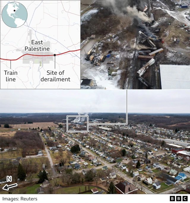 விபத்து நடந்த பகுதியின் வரைபடம்.
