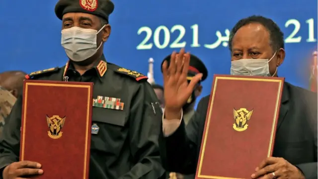 حمدوك وعبد الفتاح البرهان