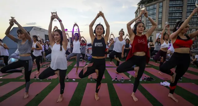 Silent Brew Yoga class in Bangkok