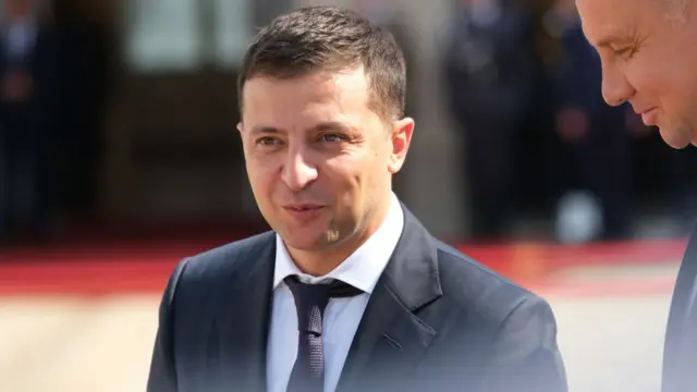 Ukrainian President Volodymyr Zelensky