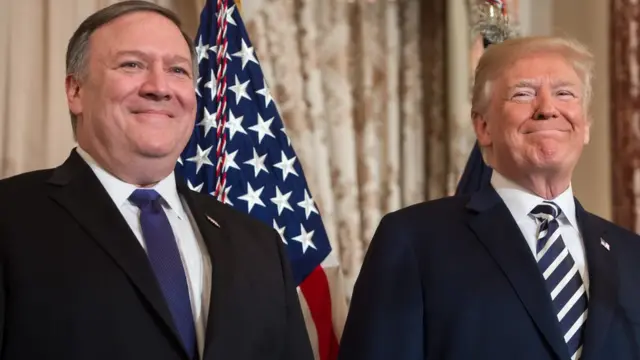 ترامپ و پومپئو