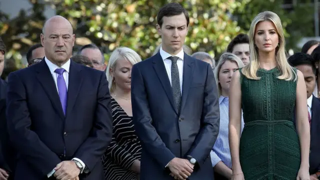 Gary Cohn, Jared Kushner e Ivanka Trump