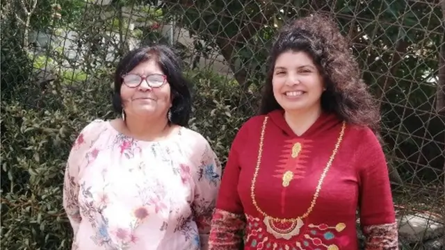 Ana María Nieto (left) and Paola Pimentel