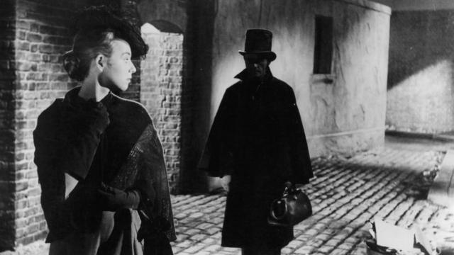 Escena de la película "Jack The Ripper", 1959.