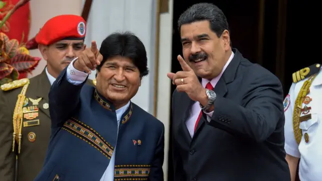 Evo Morales e Nicolás Maduro