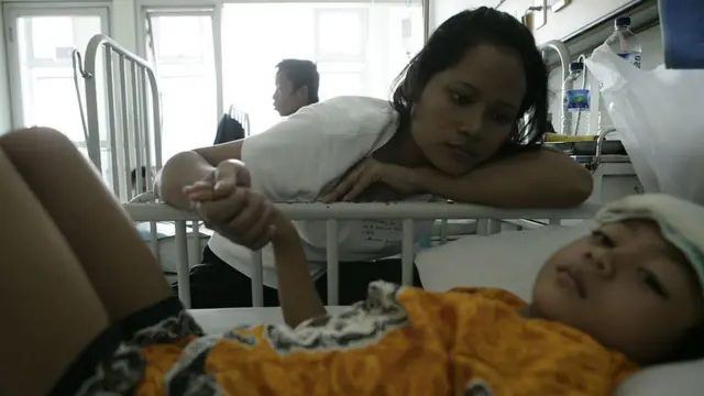 Un paciente de malaria