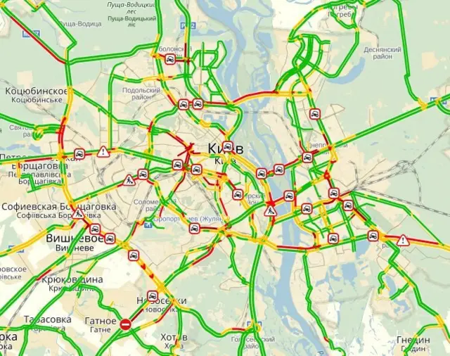 Затори київ