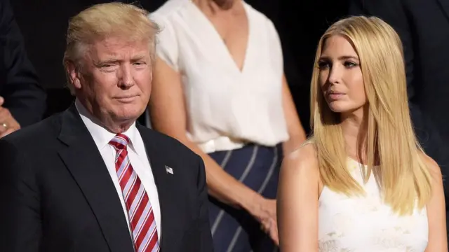 Donald Trump və qızı İvanka.