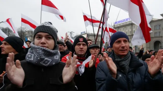 Протест у Мінську 21 грудня