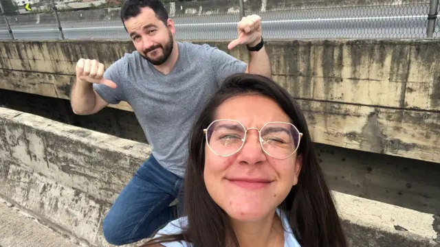 Caio Guitton e Beatriz Sá