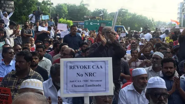 சென்னையில் அமைதியாக நடந்த போராட்டம்