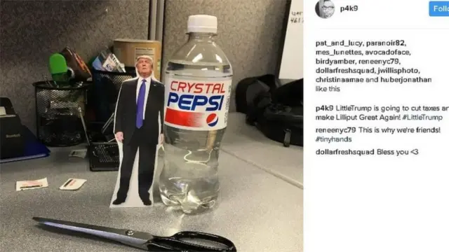 ইনস্টাগ্রাম ব্যবহারী এই ব্যক্তি মি: ট্রাম্পের নির্বাহী আদেশ নিয়ে ব্যঙ্গ করেছেন