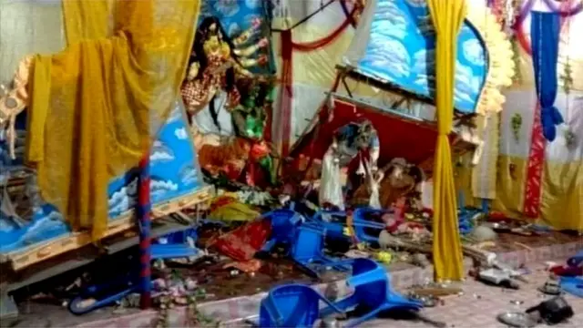 कई जगहों पर हुई तोड़फोड़ और हिंसा