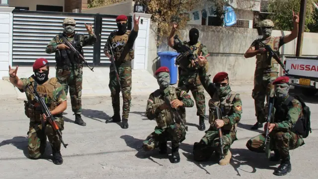 Irak Türkmen Cephesi'nin silahlı korumaları