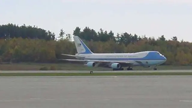 El Air Force One en Bangor