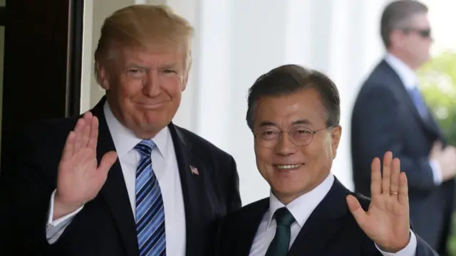 Tổng thống Hoa Kỳ Donald Trump dự kiến sẽ gặp người đồng cấp Nam Hàn hôm thứ Ba để bàn về kế hoạch cho cuộc gặp tháng Sáu