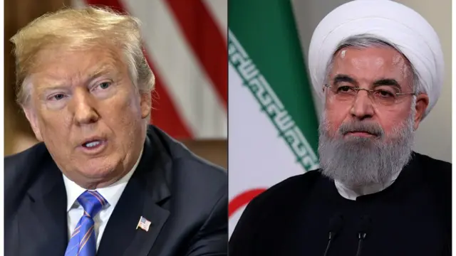 Trump e Rouhani