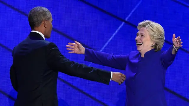 ビル・クリントン アメリカ大統領選挙 マニフェスト 米大統領選2016】オバマ米大統領、クリントン氏は「最も大統領に