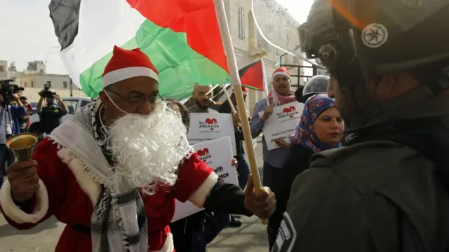 以色列和巴勒斯坦的衝突在聖誕期間仍沒有緩和