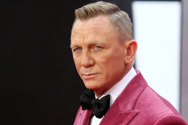 Daniel Craig en el estreno de la película "Sin tiempo para morir"