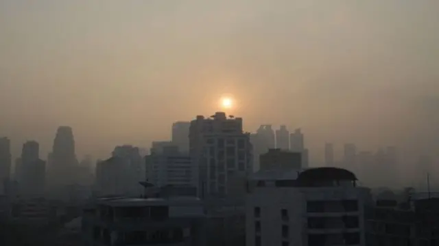 Kabut asap salah satu yang terburuk di Thailand.