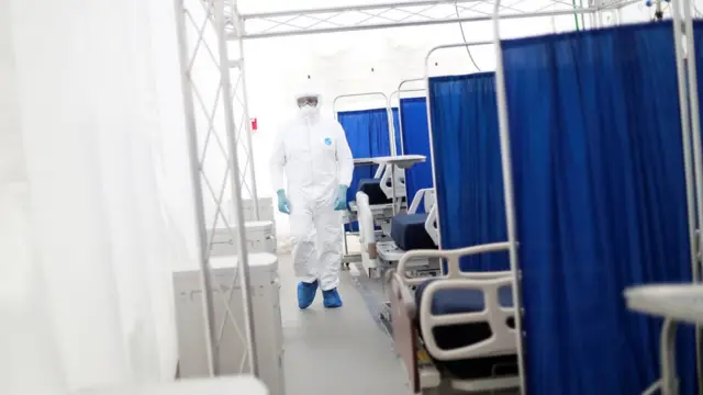 Hospital móvil de respuesta inmediata en Pachuca, México