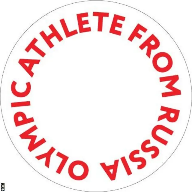 Olympic athlete from Russia logo