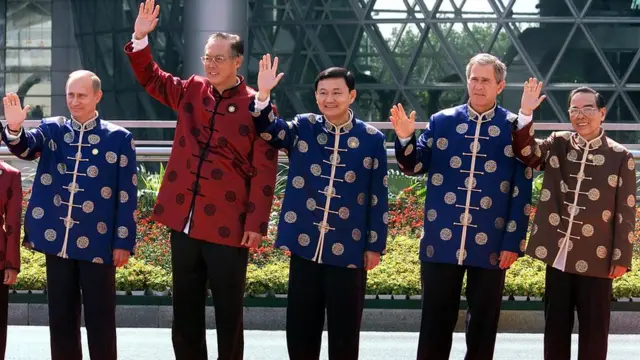 Ông Phan Văn Khải dự Apec ở Thượng Hải năm 2001