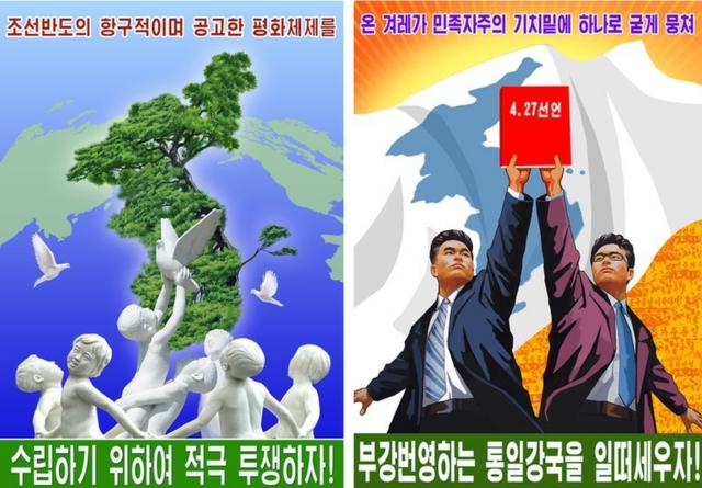 North Korean propaganda posters