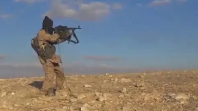 Боевик ИГ под Пальмирой