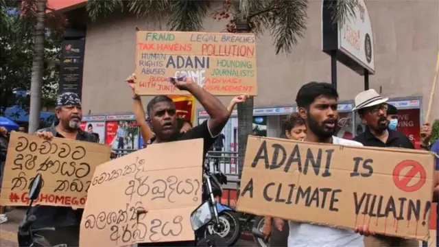 అదానీ గ్రూప్‌కు విద్యుత్ ప్రాజెక్ట్ ఇవ్వడంపై శ్రీలంక ప్రజల నిరసనలు