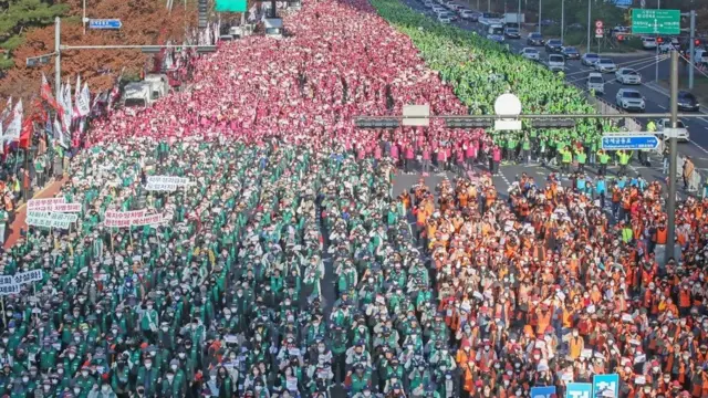 민주노총 총파업대회