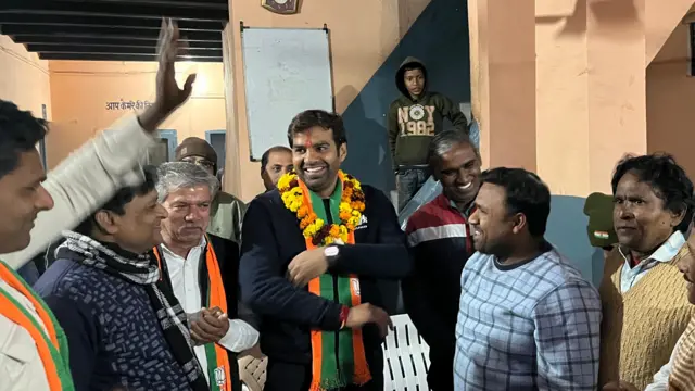 बीजेपी प्रत्याशी मनीष चौधरी की तस्वीर