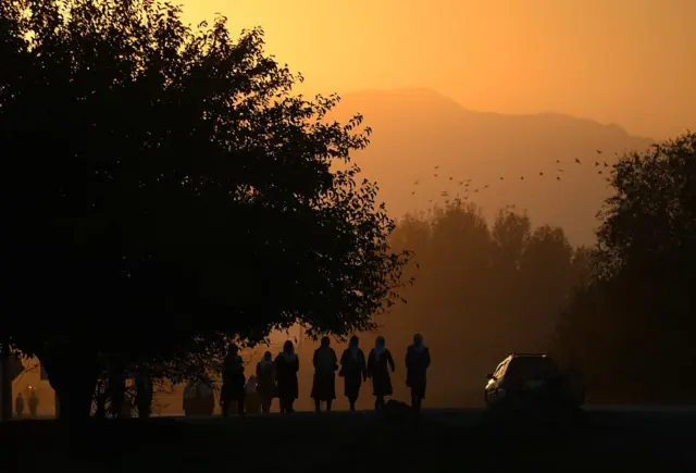 یو شمېر نجونې ښکاري