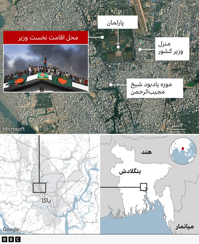 نقشه بنگلادش