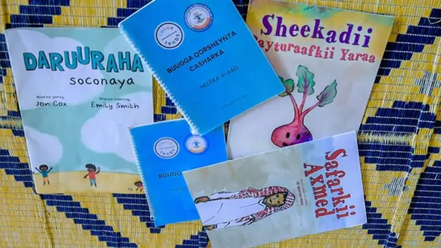 Quelques-uns des livres avec lesquels les enfants travaillent