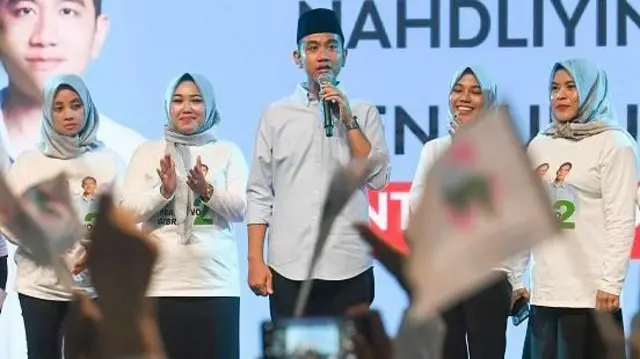 Calon wakil presiden nomor urut 2 Gibran Rakabuming Raka.