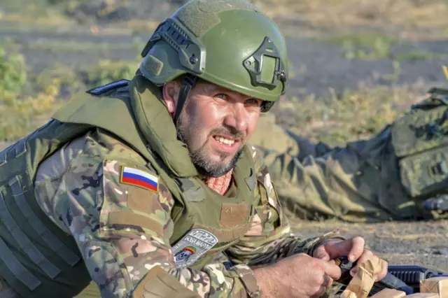 Тренування російських контрактників у Ростові-на-Дону 