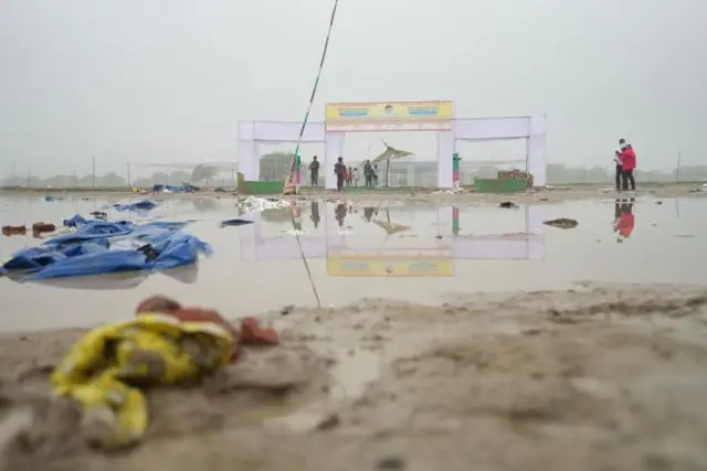 ਹਾਥਰਸ ਵਿੱਚ ਸਤਿਸੰਗ ਵਾਲੀ ਥਾਂ 