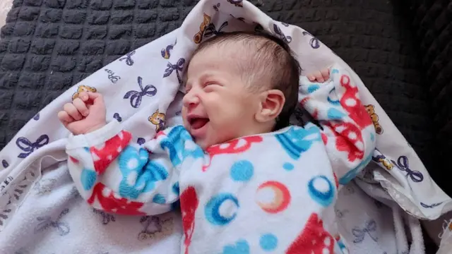 শিশু তালিয়া ২০২৩ সালের ১৩ই অক্টোবর গাজায় জন্মগ্রহণ করে