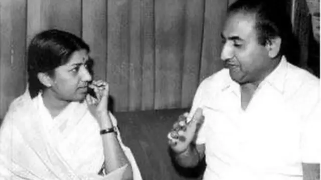 लता मंगेशकर आणि मोहम्मद रफी
