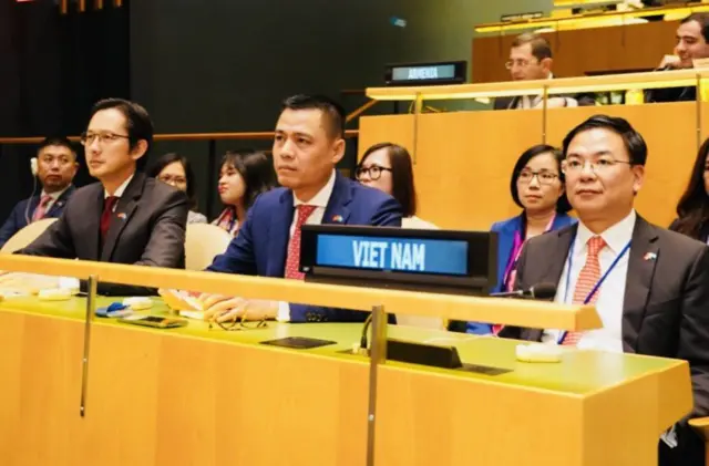 Đoàn Việt Nam tham dự phiên họp bỏ phiếu và công bố kết quả thành viên Hội đồng Nhân quyền Liên Hợp Quốc nhiệm kỳ 2023-2025